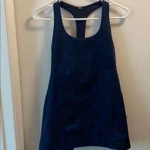 Lululemon Blue/Black Tank Top